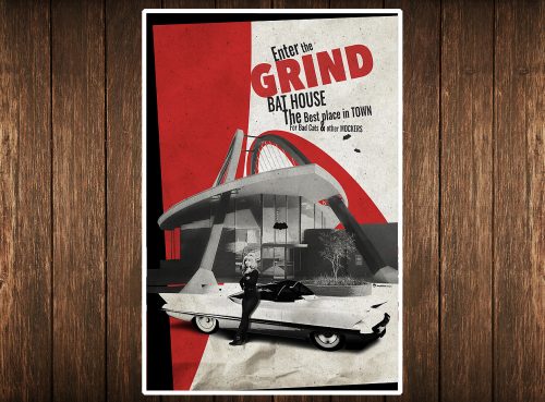 Grind Bat House tirage d'art par Mephisto Design